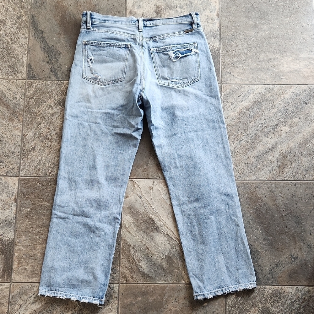 KanCan Light Blue Distressed Boyfriend Jeans - Picture 11 of 14